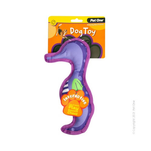 Pet One - Interactive Squeaky Seahorse