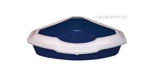 Pet One Litter Tray Corner Large with Lid