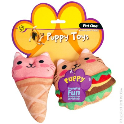 Pet One - Puppy Fast Food Pack (2 piece set)
