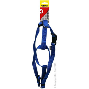Pet One Reflective Harness - Blue