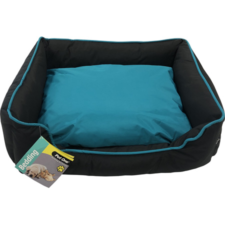 Pet One Stay Dry Bed - Back & Turquoise (Discontinued)