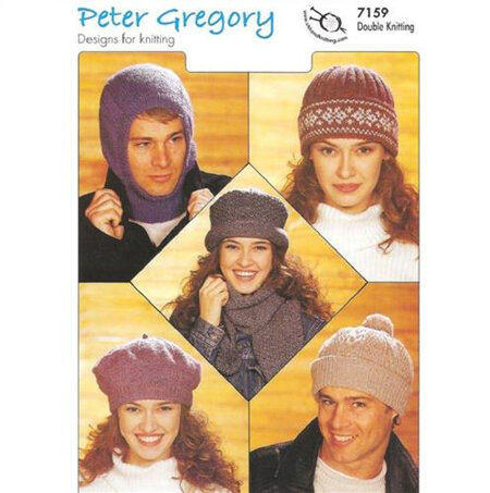 Peter Gregory Pattern 7159 Balaclava, Hats and Scarf