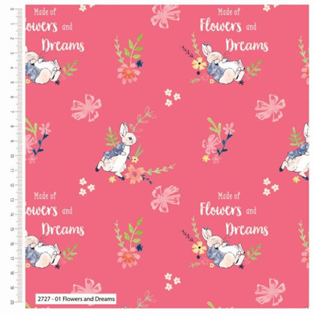 Peter Rabbit Flowers & Dreams - Made Of F&D Red