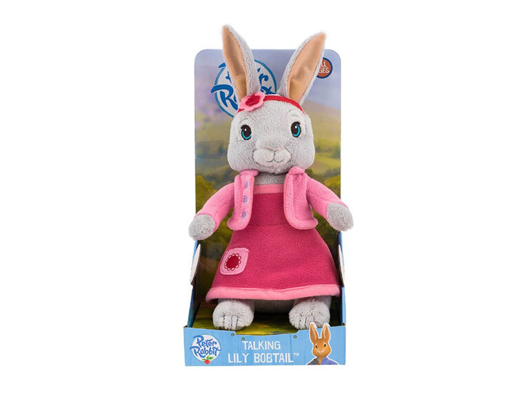 Peter Rabbit Movie Talking Lily Bobtail Plush soft toy kids baby toddler
