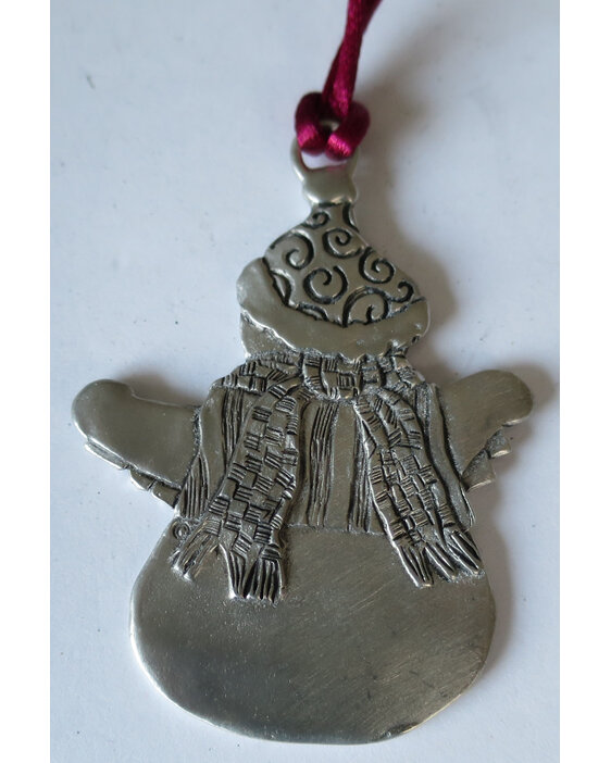 Pewter Christmas ornament