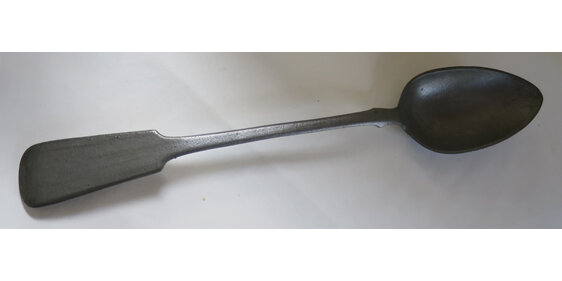 Pewter spoon