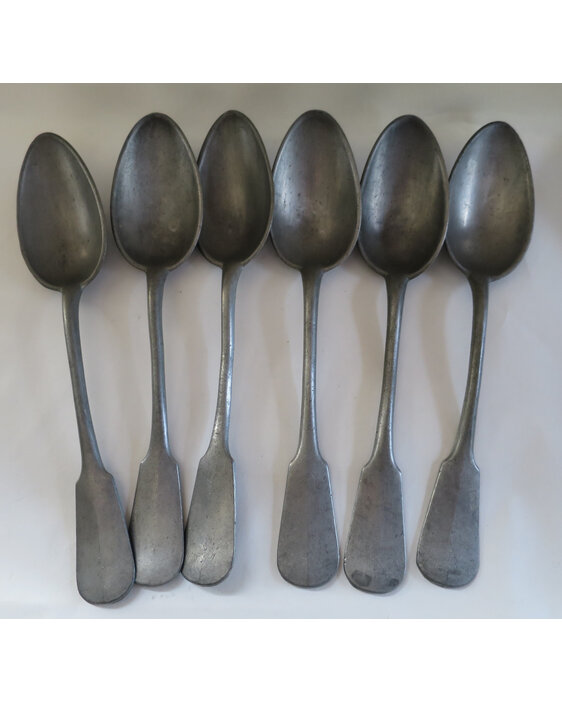 Pewter spoons