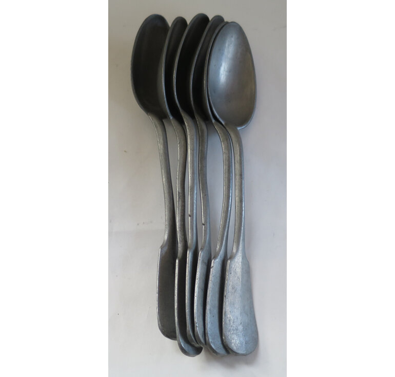 Pewter spoons