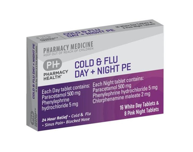 PH COLD&FLU DAY&NIGHT PE 24TAB