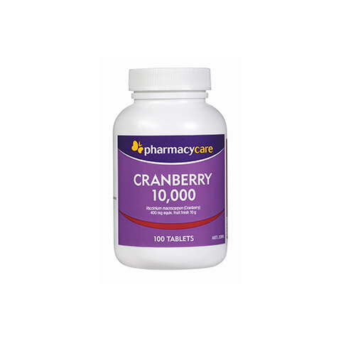 Pharmacy Care Cranberry 10,000 - 100Pack