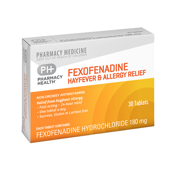 Pharmacy Health Fexofenadine & Allergy Relief 30's