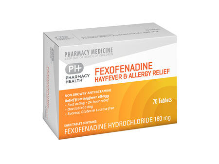 Pharmacy Health Fexofenadine & Allergy Relief 70's