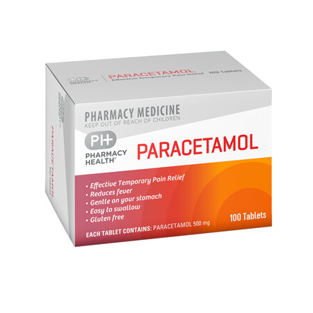 Pharmacy Health Paracetamol  100's