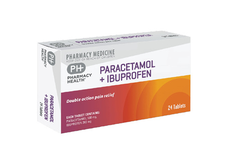 Pharmacy Health Paracetamol + Ibuprofen  24's