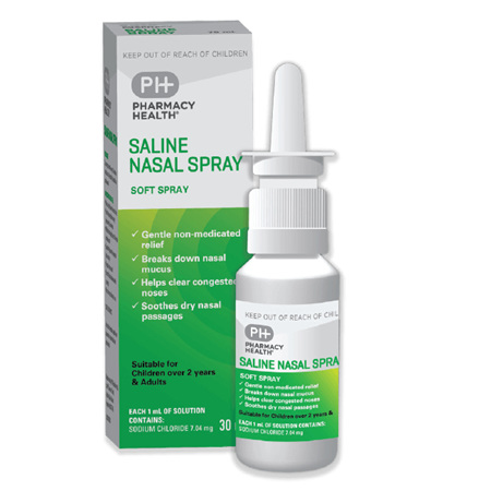 Pharmacy Health Saline Nasal Spray  30ml