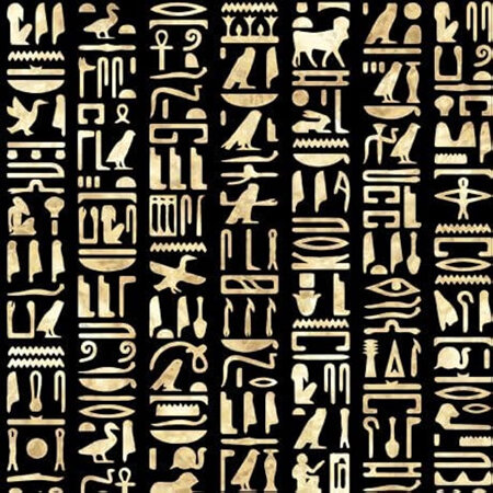 Pharoah - Hieroglyphics - Black