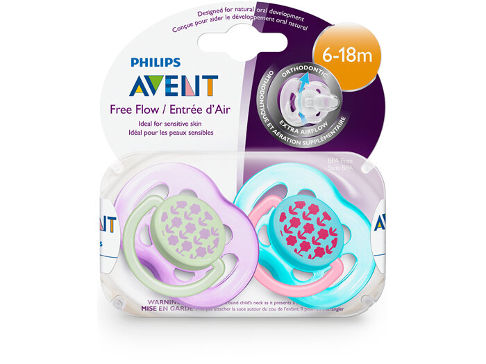 Philips Avent 6m+ Fashion Soother 2pk