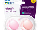 Philips Avent Ultra Soft 0-6m Soother 2pk