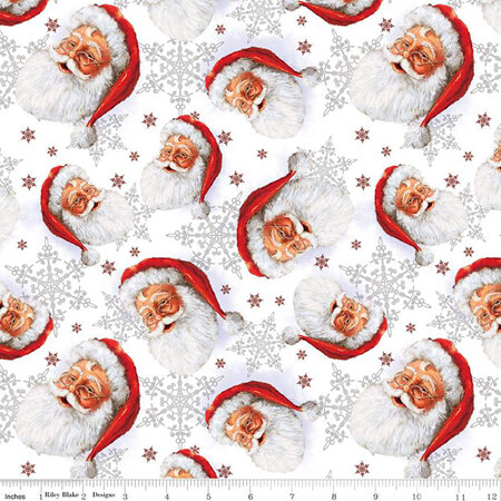 Picture a Christmas Santa Toss White CD12371-White