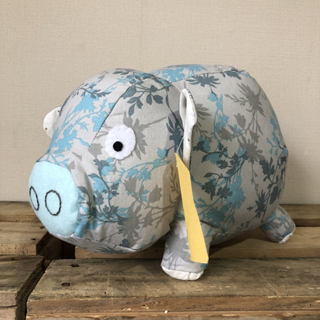 Pig - Grey and Blue