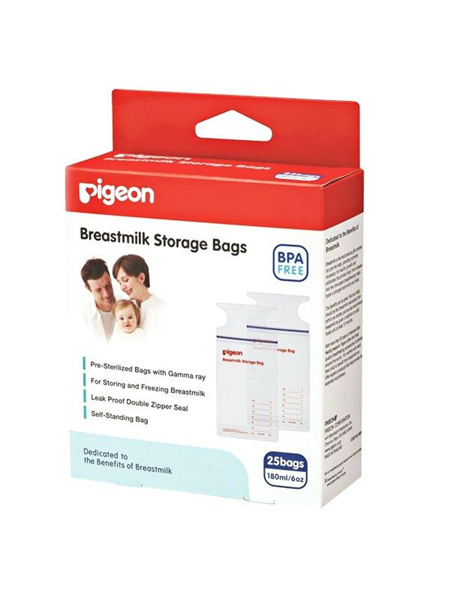 Pigeon Breast Milk Storage Bags 25 pack