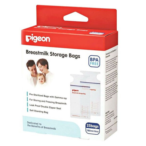 Pigeon Breast Milk Storage Bags 25 pack