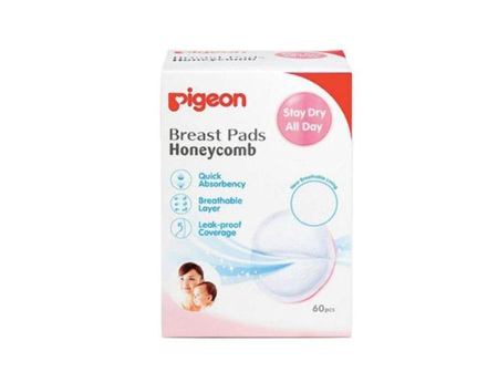 PIGEON Breast Pads Honeycomb 60pk