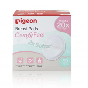 PIGEON COMFY FEEL BREAST PADS 50 PACK