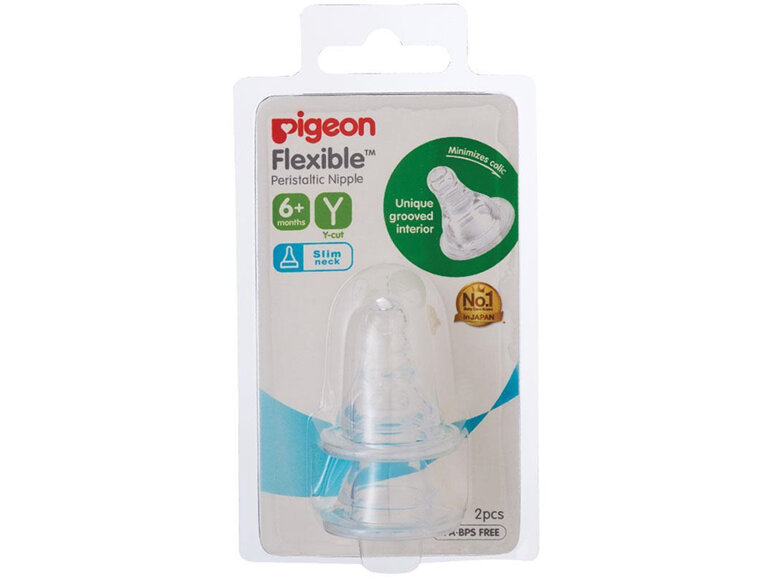 Pigeon Flexible Peristaltic Teat (Y) 2 pieces