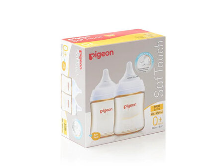 Pigeon SofTouch 3 PPSU Bottle 160mL Twin Pack