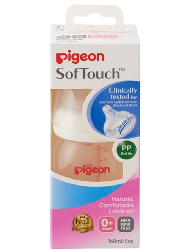 Pigeon SofTouch Bottle 160ml (PP)