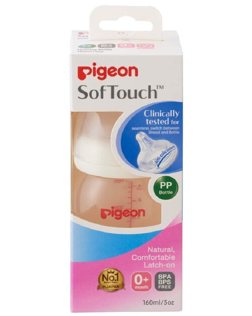 Pigeon SofTouch Bottle 160ml (PP)