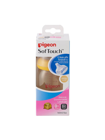 Pigeon SofTouch Bottle 160ml (PPSU)