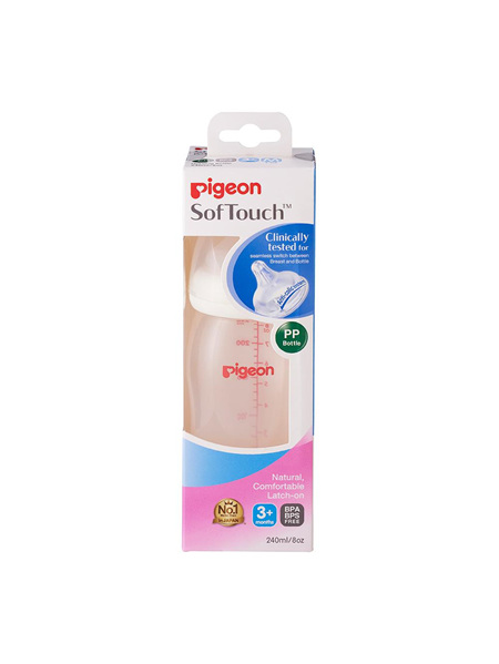 Pigeon SofTouch Bottle 240mL (PP)