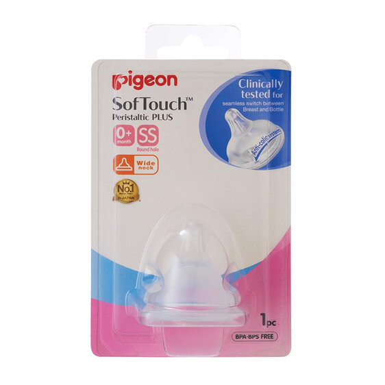 Pigeon SofTouch Peristaltic PLUS Teat (SS)