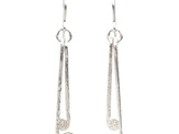 pikopiko ferns koru sterling silver earrings dangle lilygriffin handmade nz