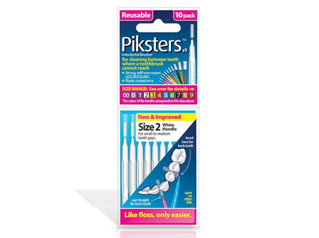 PIKSTERS 2 WHITE 10 BRUSHES