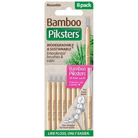 Piksters Bamboo Size 00 Pink 8pk