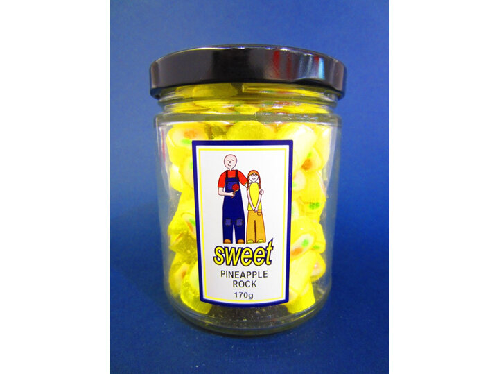 pineapple rock candy jar