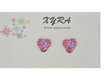 Pink Adorable Heart Clip-On Earrings