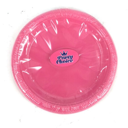 Pink - BBQ Plates x 10 7"