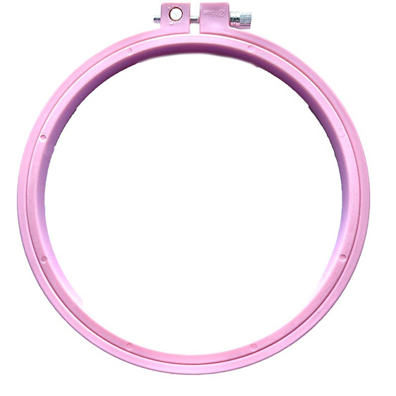 pink embroidery hoop 15 cm