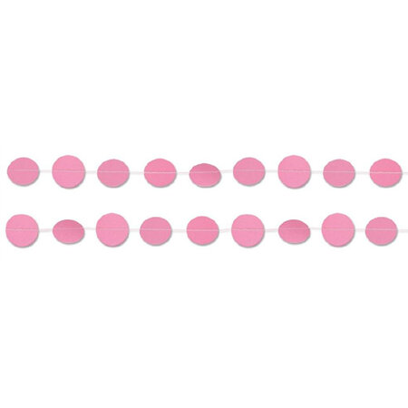 Pink Polka Dots Garland 2 x 1m