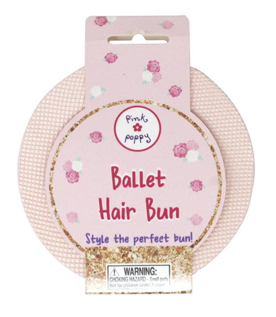 Pink Poppy Ballet Hair Bun