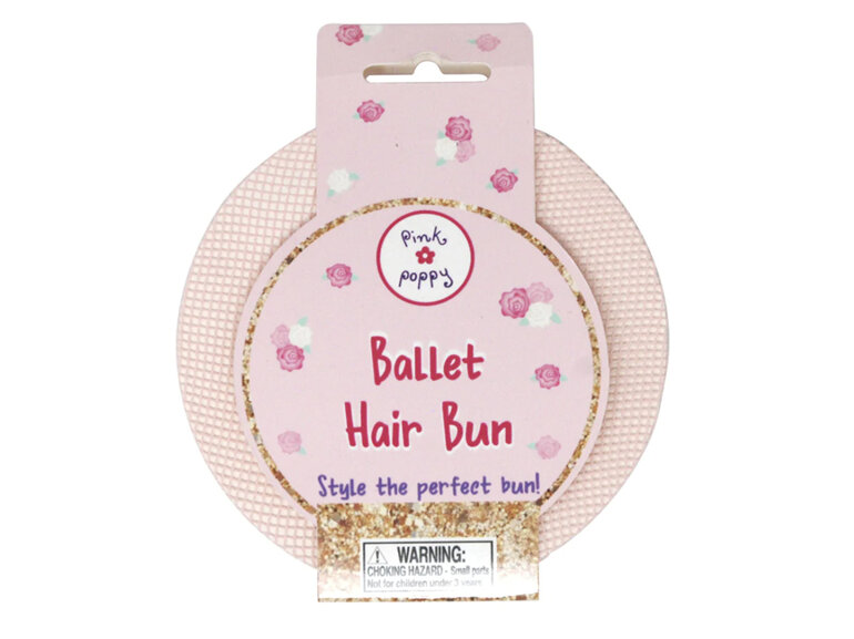 Pink Poppy Ballet Hair Bun