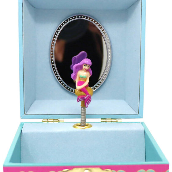 Pink Poppy Mermaid Music Jewellery Box with Drawer kids gift