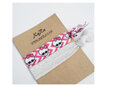 Pink Skull and Glitter White or Black  Hair Ties