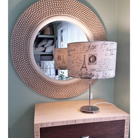 Pio Table Lamp Paris Shade - $138