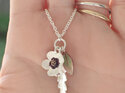 pippa puarangi hibiscus flower leaf hebe native nz pendant lily griffin jeweller