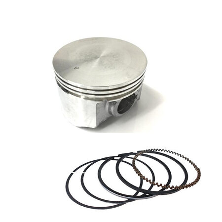 Piston and Rings - Flat Top (STD) Loncin G200FA Engines
